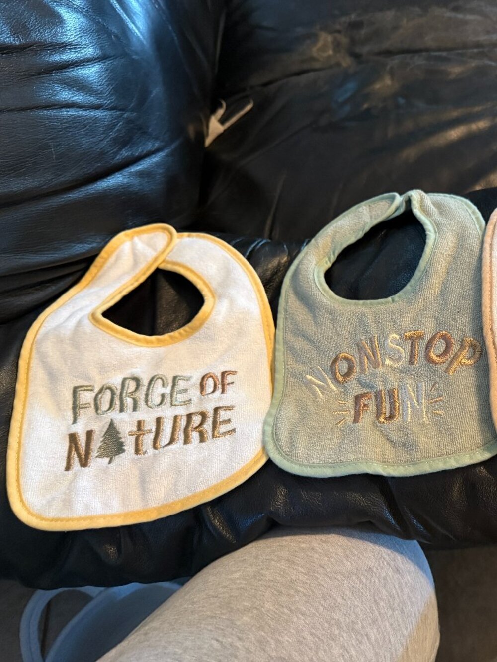 NEAT SOLUTIONS 3 Pack Infant Baby Bibs Terry Cotton